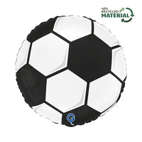 Grabo Soccer Ball White 18" Foil Balloon