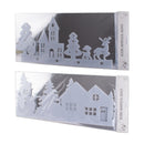 White Snow Window Decoration (Design May Vary)