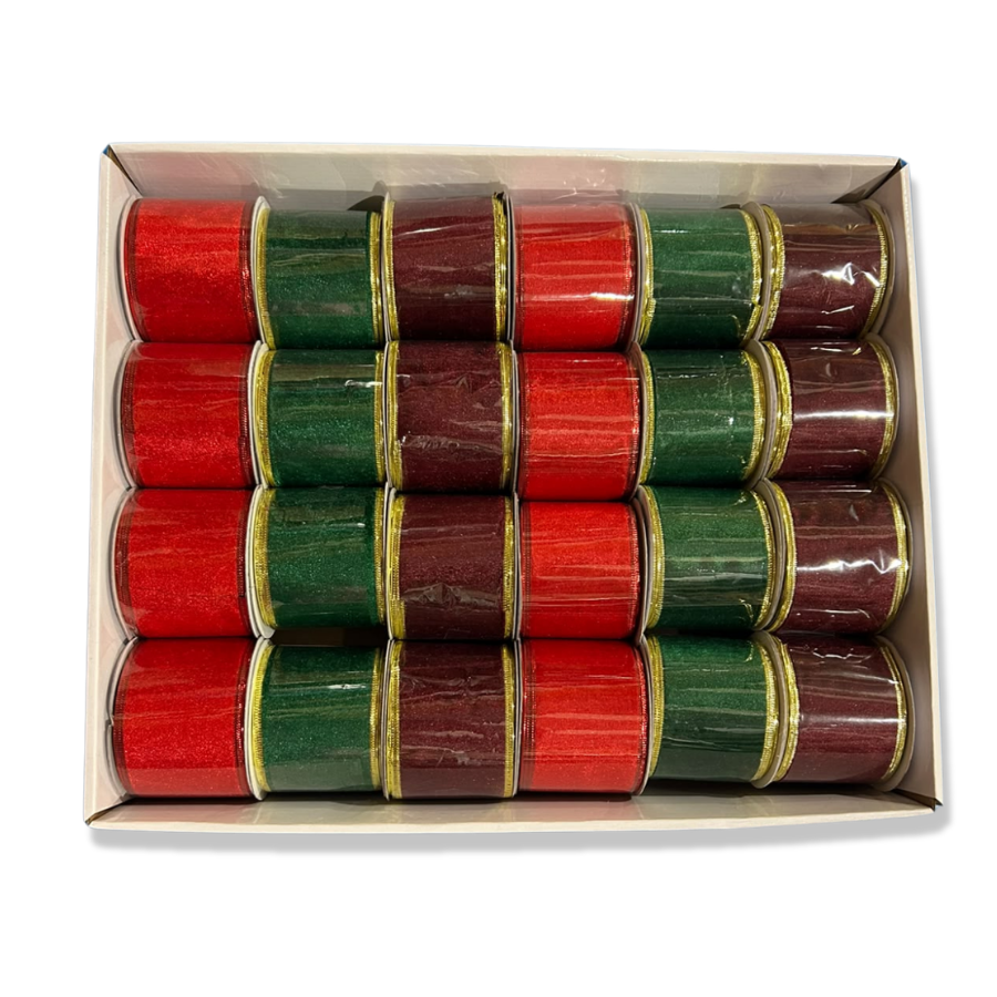 Classic Velvet Ribbon 63mm x 2.7m 24pk