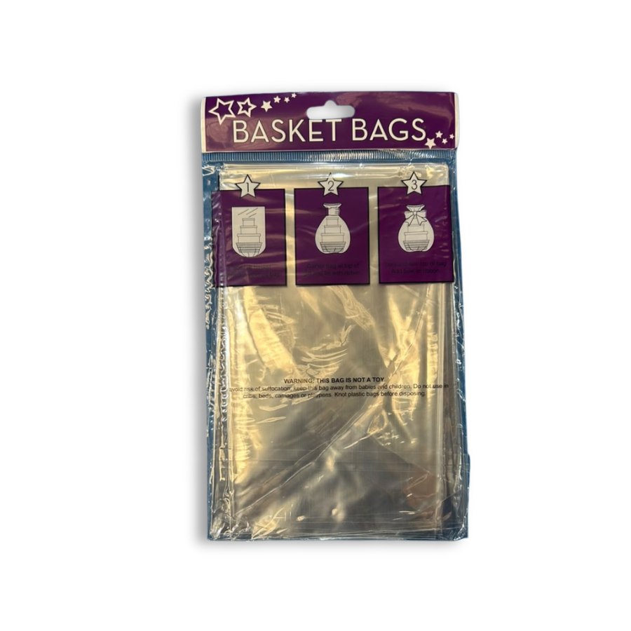Tiger Feet clear small cello bags, 2-pack packaging product image