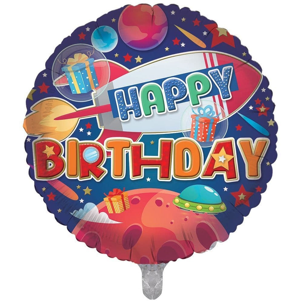 Sensations Happy Birthday Male 18" Foil Balloon