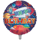 Sensations Happy Birthday Male 18" Foil Balloon