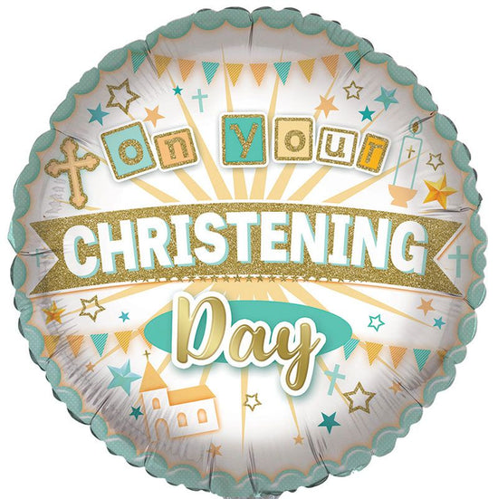 Sensations Christening 18" Foil (Double Sided)