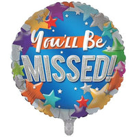 Sensations You'll Be Missed 18" Foil Balloon