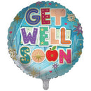 Sensations Get Well 18" Double-Sided Foil Balloon