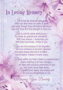 Xpress Yourself Memorial In Loving Memory 6pk