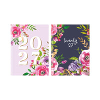 Diary A5 WTV Vintage Floral 2027 12pk