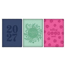Diary A5 WTV Bright Embossed PU 2027 12pk