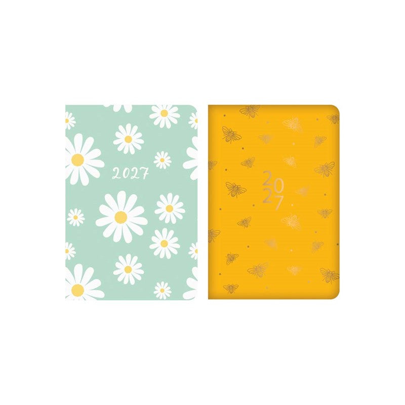 Diary Pocket WTV Bee & Daisy 2027 18pk
