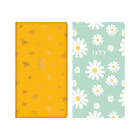 Diary Slim WTV Bee & Daisy 2027 18pk