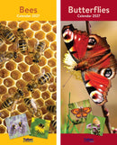 Calendar Super Slim Bees & Butterflies 2027 24pk