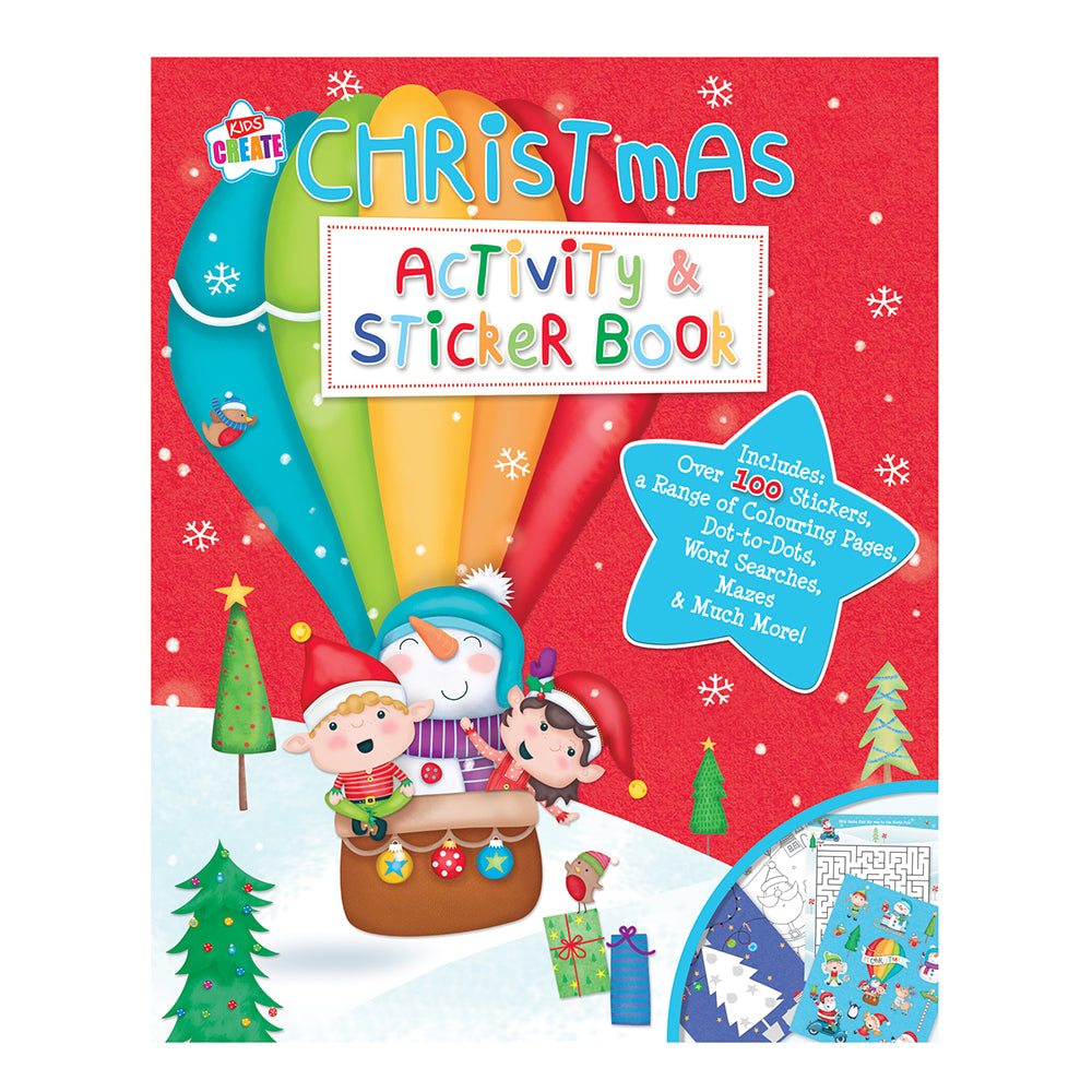 Christmas Activity & Sticker Book 240x300mm