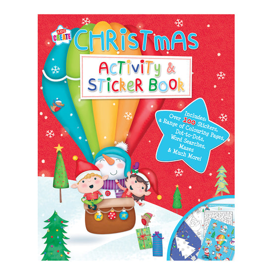 Christmas Activity & Sticker Book 240x300mm