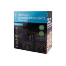 LED Snowing Icicle Lights Warm White 960pk