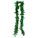 Deluxe Holly Tinsel 2m