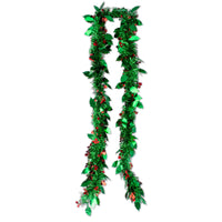 Deluxe Holly Tinsel 2m