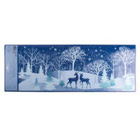 Blue Glitter Scene Window Cling (Design May Vary)