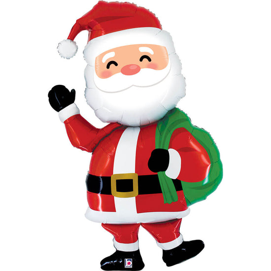 Foil Blln Shape Special Delivery Santa