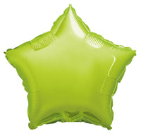 Unique Lime Green 18" Star Foil Balloon