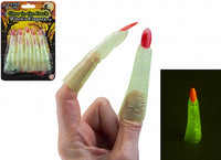 Witches Fingers Glow In The Dark 10pk