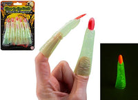 Witches Fingers Glow In The Dark 10pk