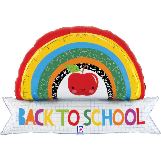 Grabo Back To School Rainbow 29" Foil Balloon