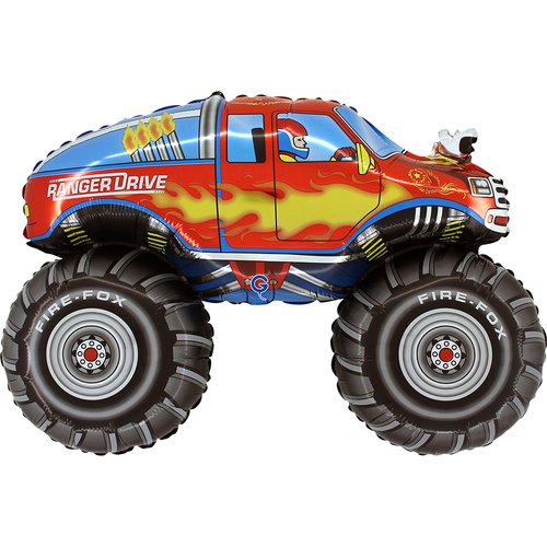 Grabo Ranger Drive Red 38" Foil Balloon
