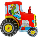 Grabo Tractor Red 34" Foil Balloon