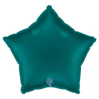 Grabo Satin Emerald Green 18" Star Foil Balloon