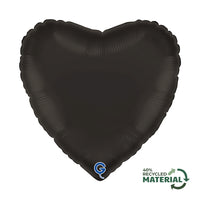 Grabo Satin Fume Black 18" Foil Balloon