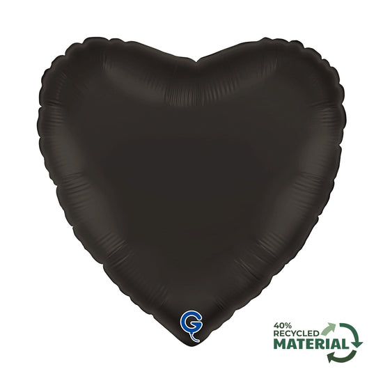 Grabo Satin Fume Black 18" Foil Balloon
