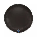 Grabo Satin Fume Black 18" Round Foil Balloon