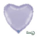 Grabo Satin Lilac 18" Heart Foil Balloon
