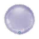 Grabo Satin Lilac 18" Round Foil Balloon