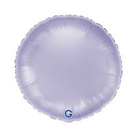 Grabo Satin Lilac 18" Round Foil Balloon