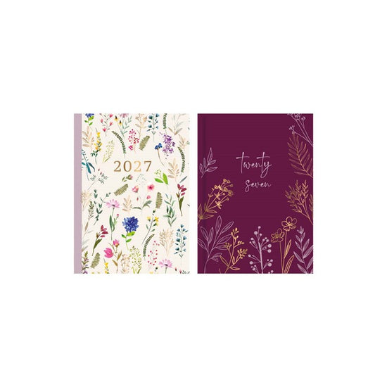 Diary Pocket WTV Floral Meadow 2027 18pk