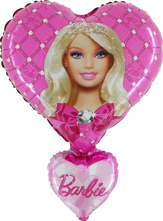 Grabo Barbie Hearts 26" Foil Balloon