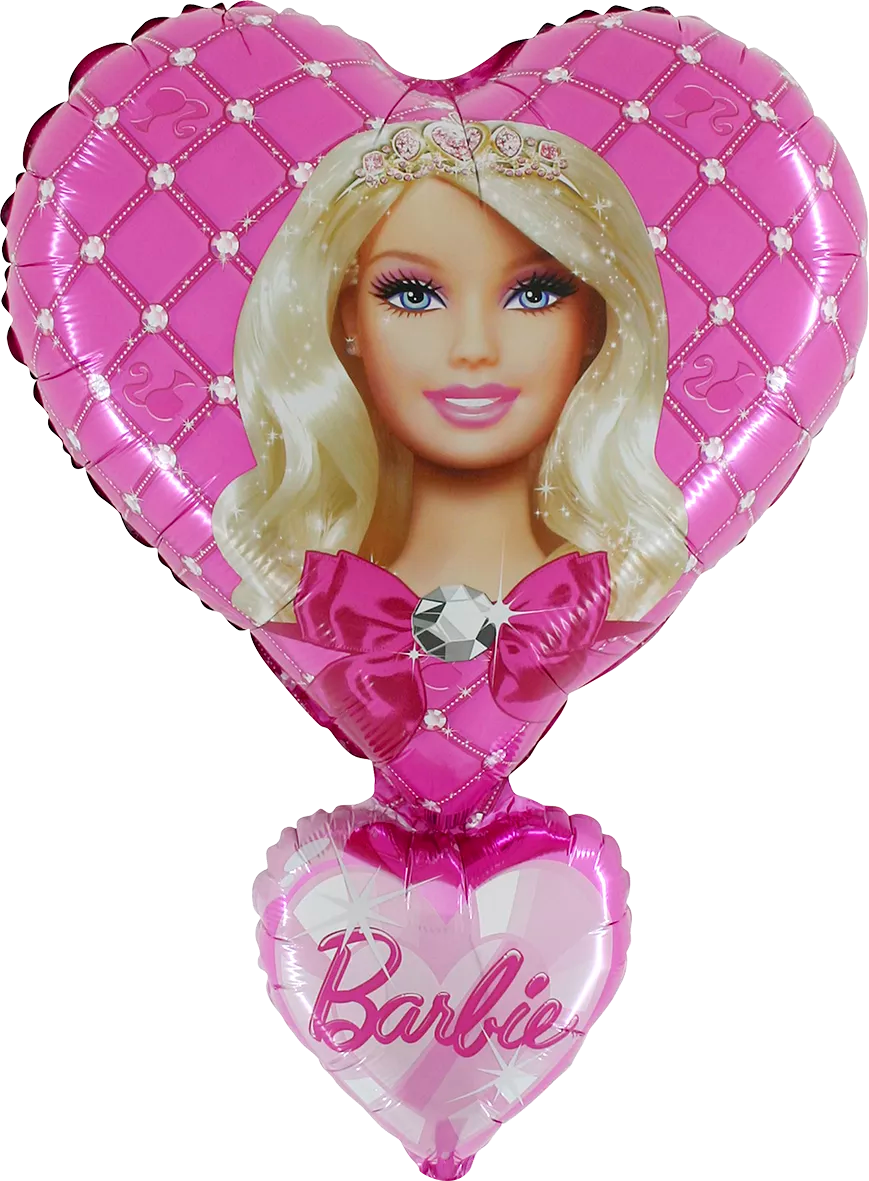 Grabo Barbie Hearts 26" Foil Balloon