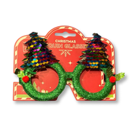 Christmas Glasses With Sequins 24pk