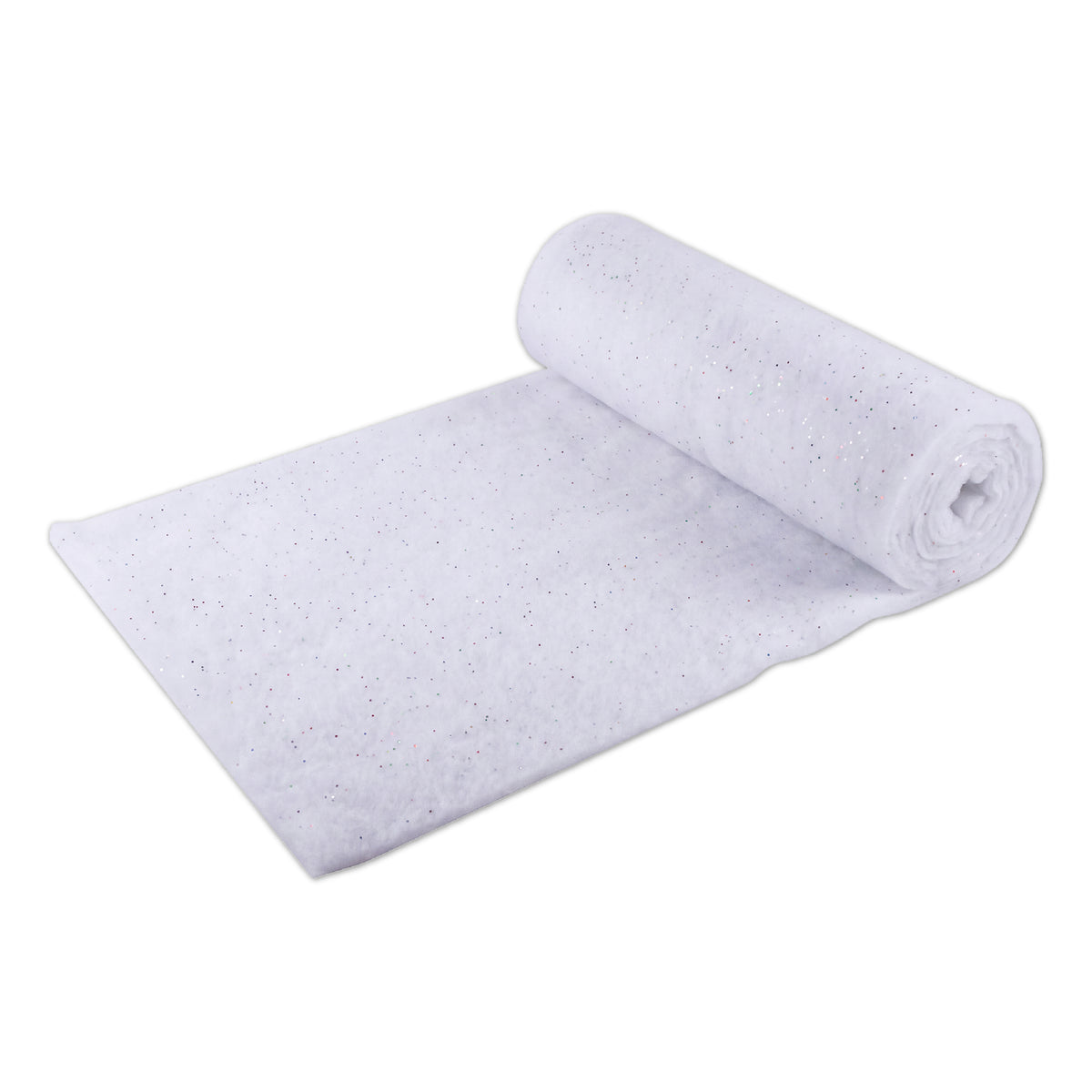 Glitter Snow Blanket Roll 90x240cm
