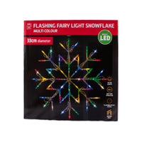 LED Snowflake Silhouette Light Multicolour