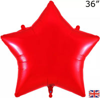 Oaktree Red 36" Star Foil Balloon