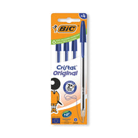Ballpoint Pen Blue 0.32mm 4pk