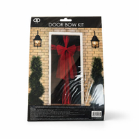 Organza Door Bow Kit Red
