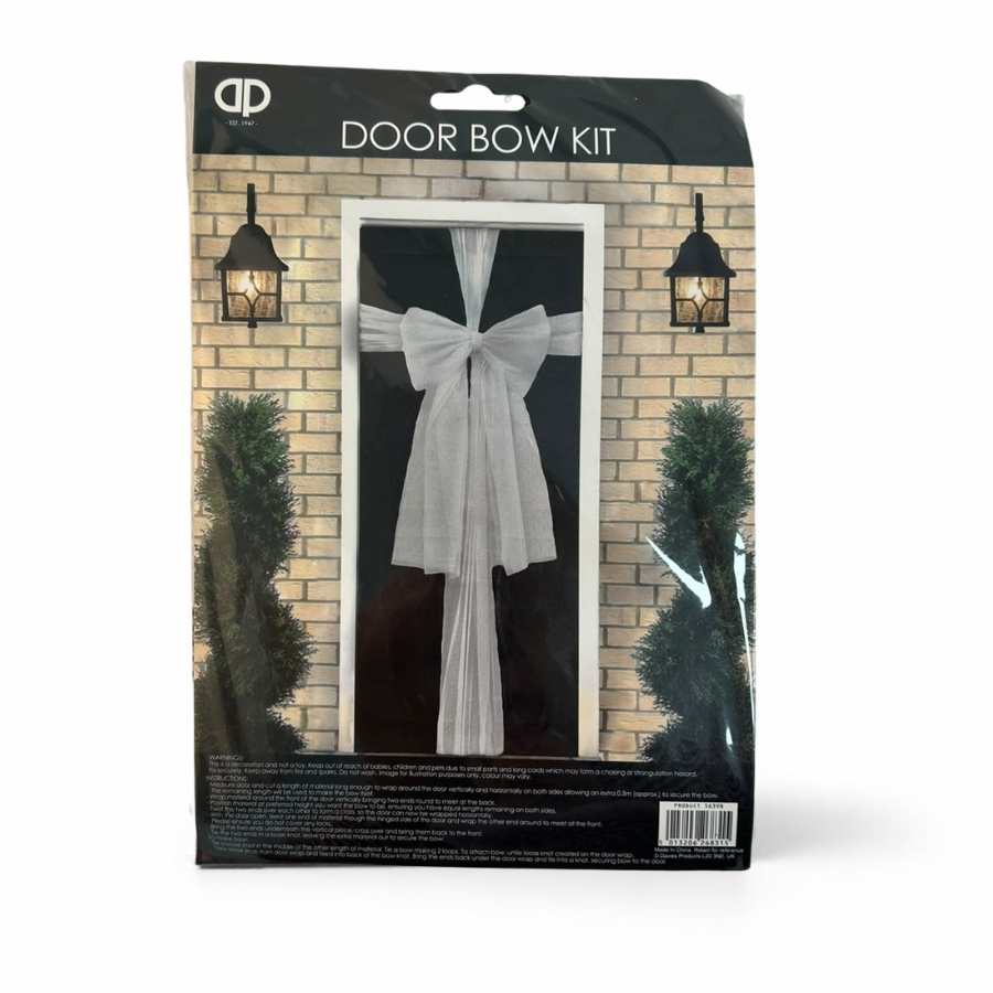 Organza Door Bow Kit White