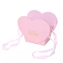 Florist Supplies Flower Box Pink Heart 19.5cm
