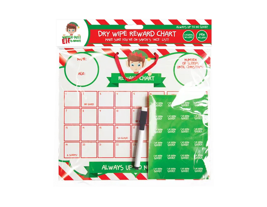 Dry Wipe Elf Reward Chart