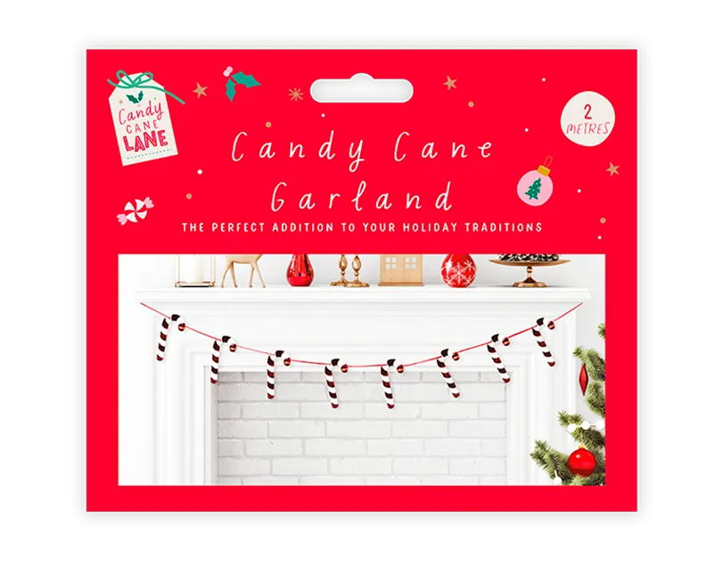 Candy Cane Garland 2M