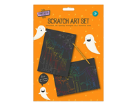 Scratch Art Spooky Halloween