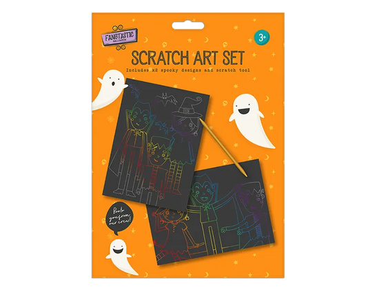 Scratch Art Spooky Halloween